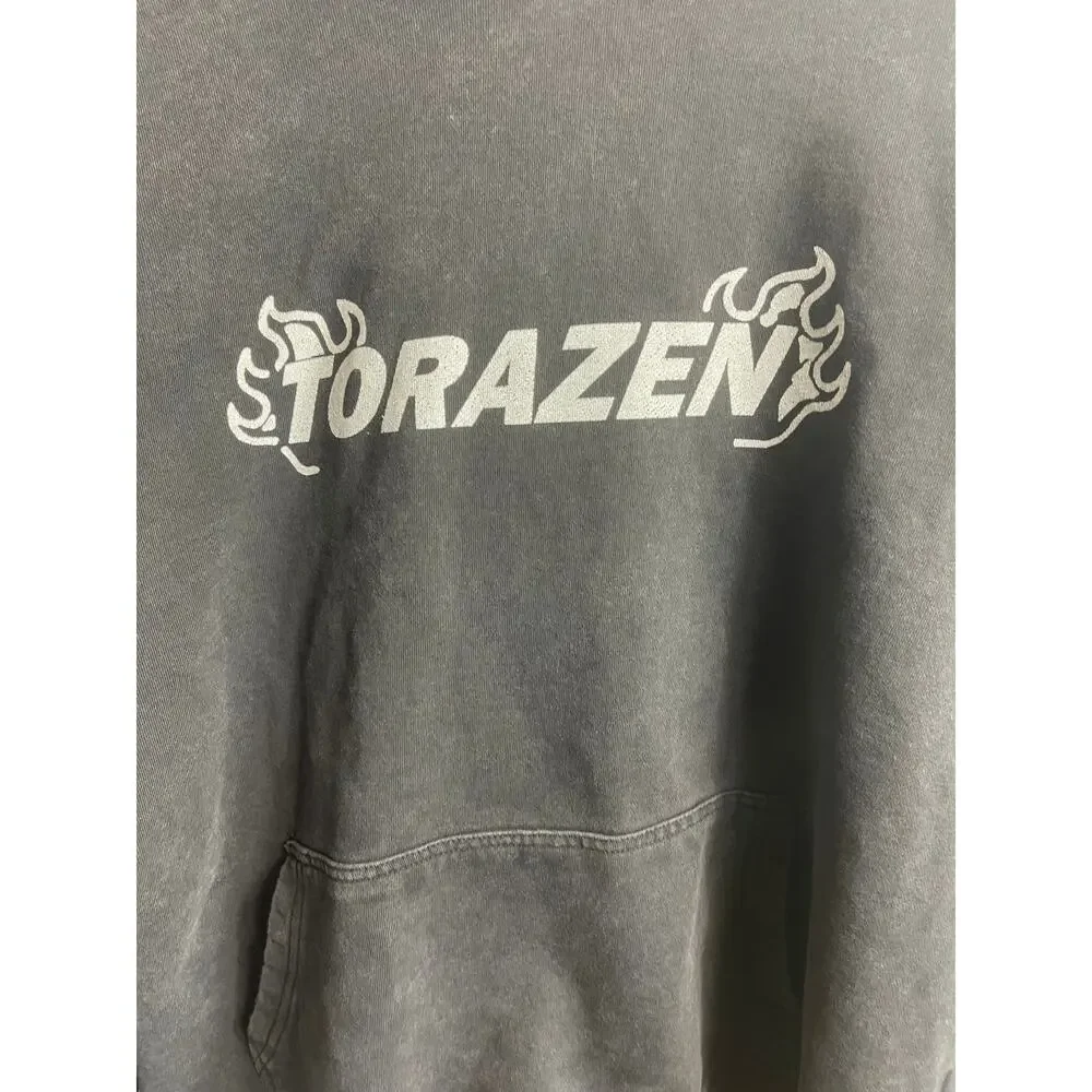 TORAZEN x Jujutsu Kaisen Sukuna Domain Expansion Acid Wash Hoodie Size [XL]